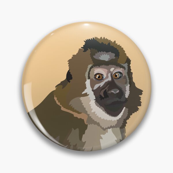 Item preview, A is for Agile Mangabey, Agile Mangabey | Primate Keeper & Zookeeper Wildlife Design designed and sold by PrettylittlepastelUk.