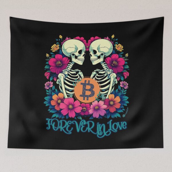 Item preview, Forever in Love – Bitcoin Circle designed and sold by Silvernuit.
