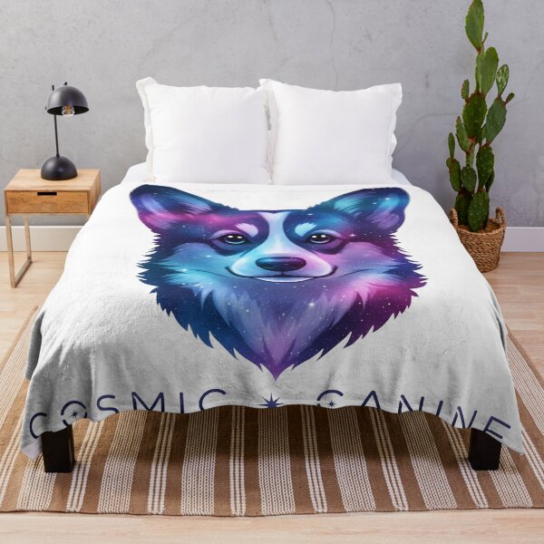 Item preview, Galaxy Corgi Head Space-Themed Vector designed and sold by zoughlal.