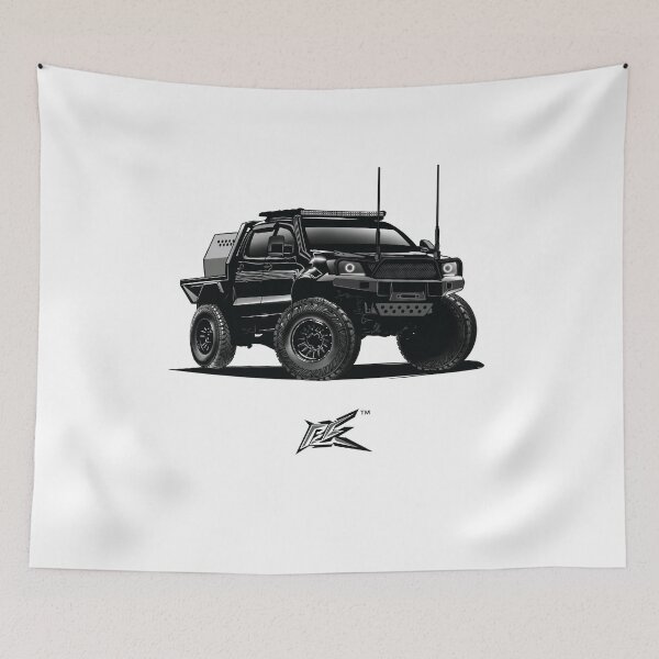 Item preview, toyota hilux n70 ute black  designed and sold by NaquashM.