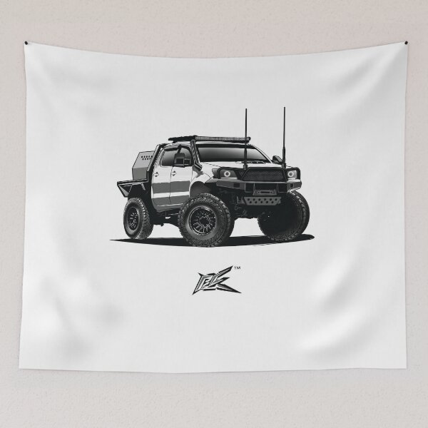 Item preview, toyota hilux n70 ute white  designed and sold by NaquashM.