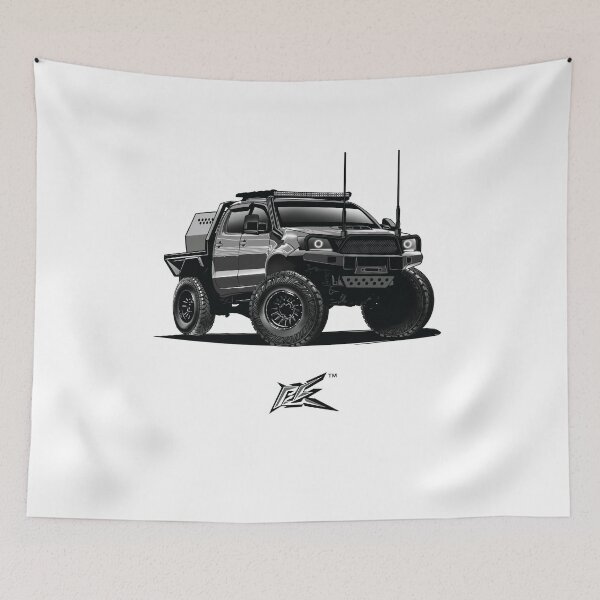 Item preview, toyota hilux n70 ute gray designed and sold by NaquashM.
