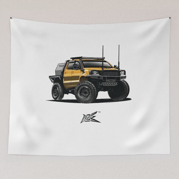 Item preview, toyota hilux n70 ute yellow designed and sold by NaquashM.