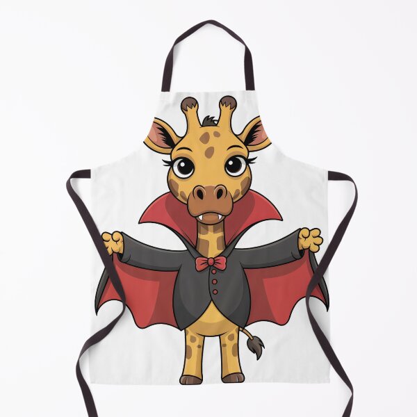 Item preview, Giraffe Halloween Vampire - Cute Giraffe in Halloween Vampire Costume designed and sold by YourSocialBae.