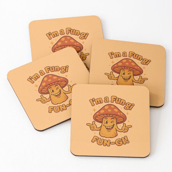 Item preview, I’m a Fun-gi – Funny Mushroom Pun Design designed and sold by MarCinu Art.