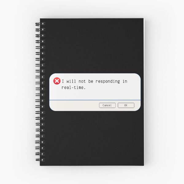 Item preview, UNEXPECTED ERROR:  I will not be responding in real-time. - funny computer signs designed and sold by DesignsFromTW-S.