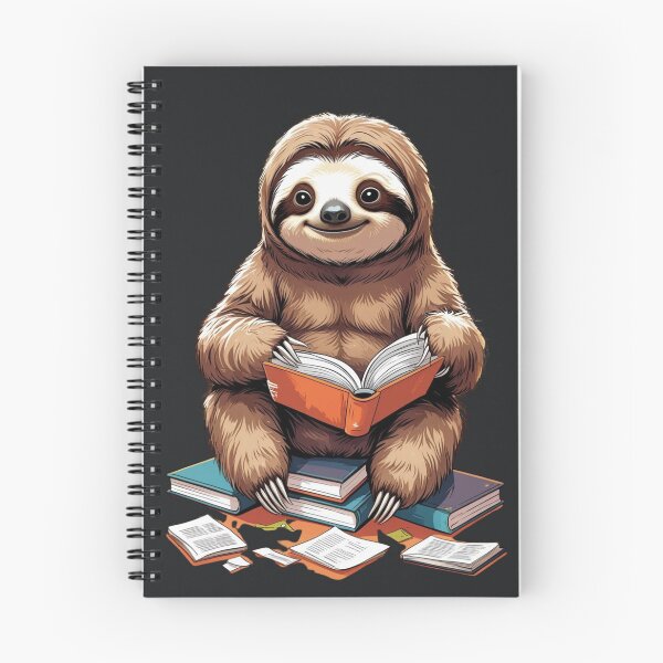 Item preview, Sloth Study Session Snuggles designed and sold by Zakrytos ★★★★★.