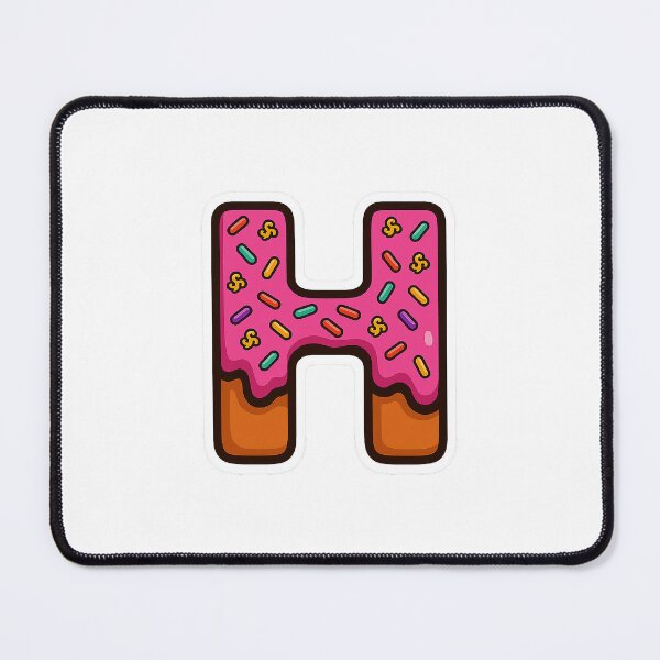 Item preview, Donut Letter H designed and sold by joshuayule.