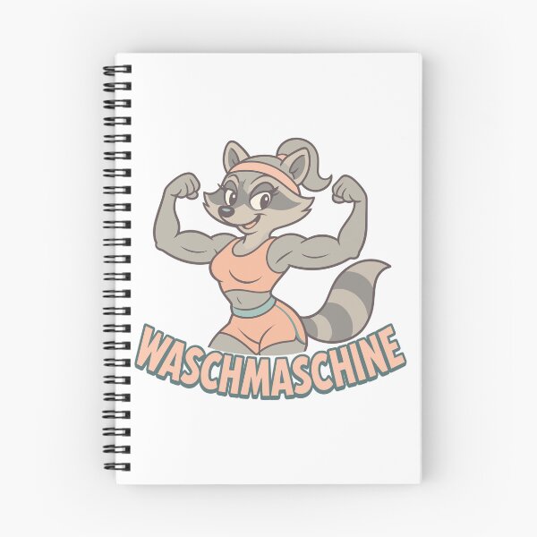 Item preview, Washing machine raccoon woman funny gym gift designed and sold by Pineapple-Tree.