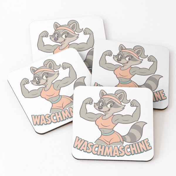 Item preview, Washing machine raccoon woman funny gym gift designed and sold by Pineapple-Tree.