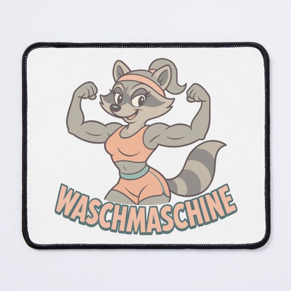 Item preview, Washing machine raccoon woman funny gym gift designed and sold by Pineapple-Tree.