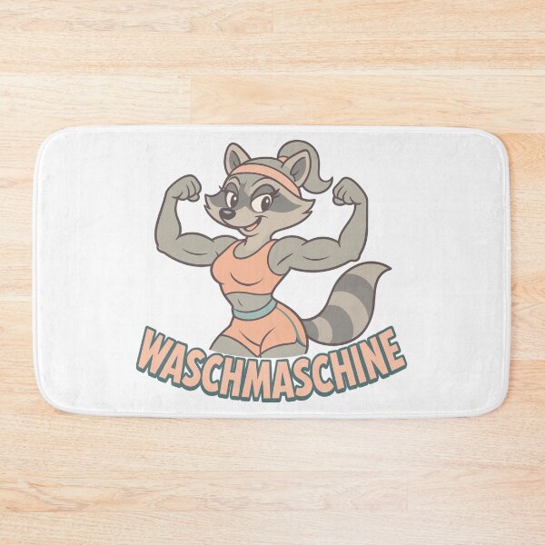 Item preview, Washing machine raccoon woman funny gym gift designed and sold by Pineapple-Tree.