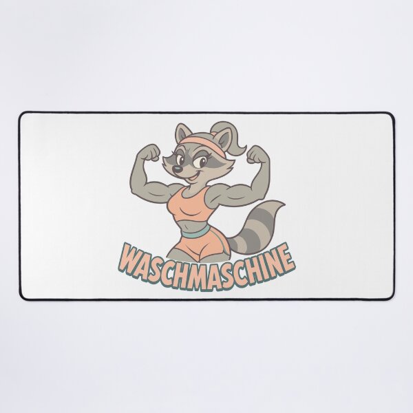 Item preview, Washing machine raccoon woman funny gym gift designed and sold by Pineapple-Tree.