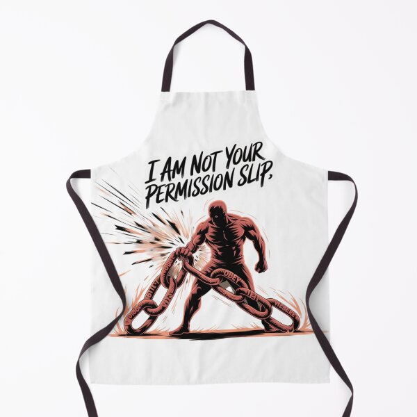 Item preview, Not Your Permission Slip – Bold Freedom Sticker designed and sold by MoodtypeS25.