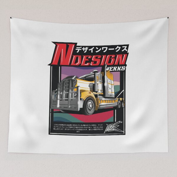 Item preview, w900 long haul truck yellow  designed and sold by NaquashM.