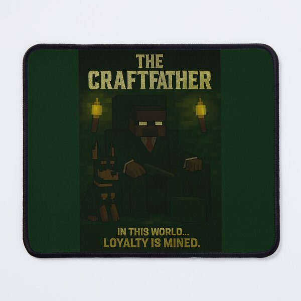 Item preview, THE CRAFTFATHER – Pixel Mafia Poster designed and sold by WhisperFrame.