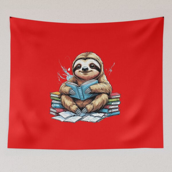 Item preview, Sloth Study Procrastination Pal designed and sold by Zakrytos ★★★★★.