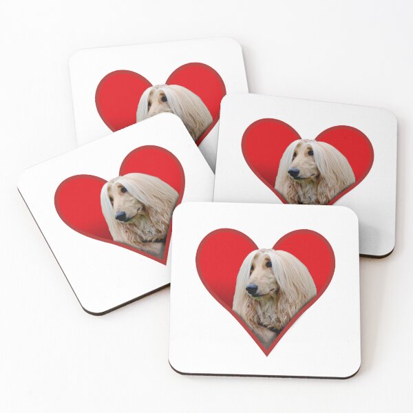 Item preview, Afghan Hound Love Heart  designed and sold by GeeThang.
