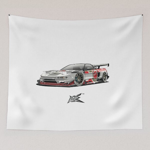 Item preview, nsx with lucky livery white  designed and sold by NaquashM.