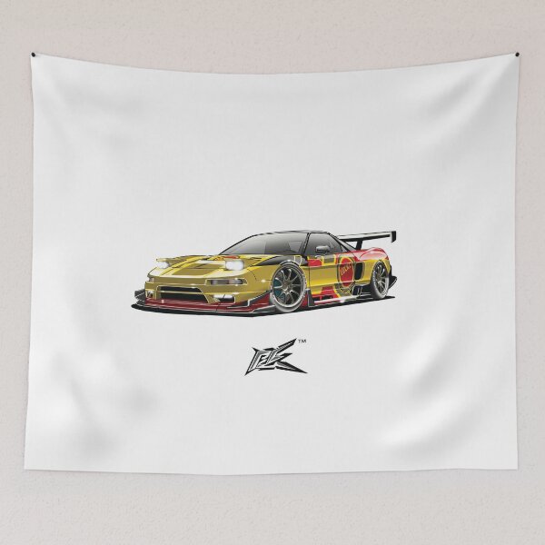 Item preview, nsx with lucky livery yellow  designed and sold by NaquashM.