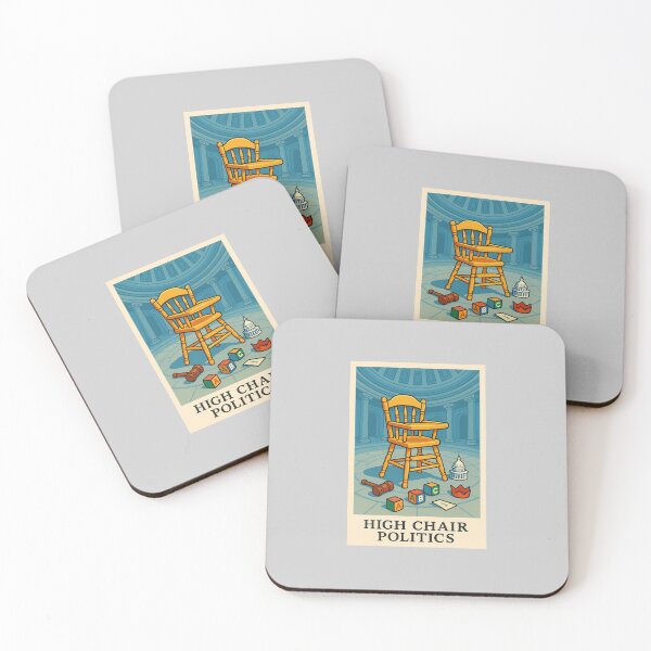 Item preview, High Chair Politics – Playful Political Satire designed and sold by TheDailyPrint.