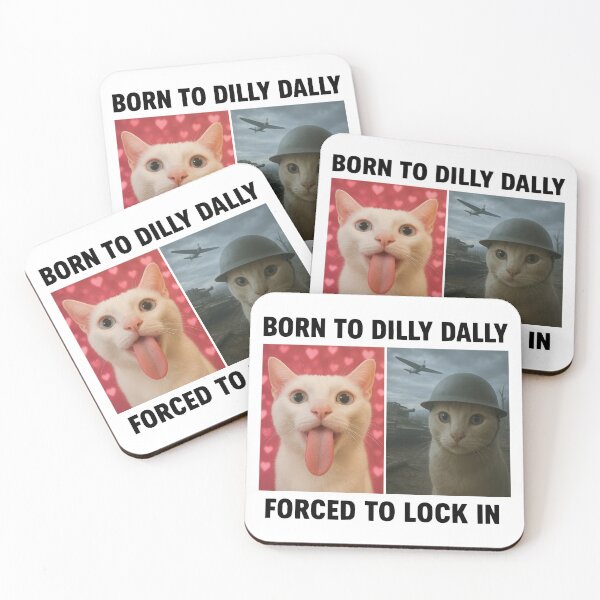 Item preview, Born To Dilly Dally Forced To Lock In designed and sold by catnolioo.