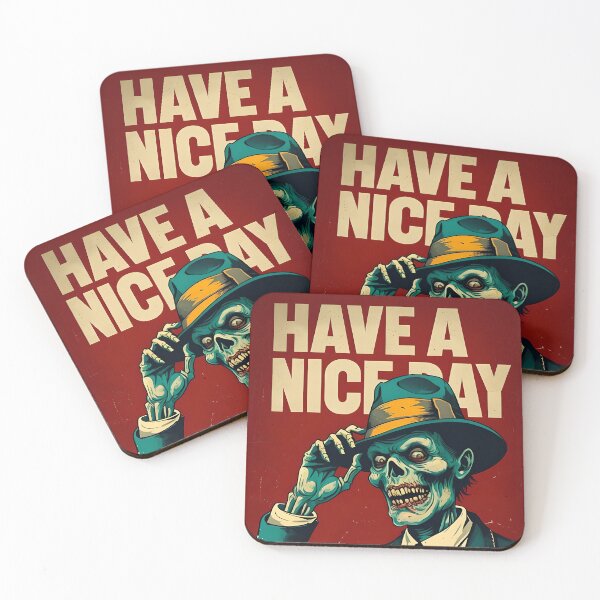 Item preview, Zombie - Have A Nice Day designed and sold by NightTimeJ.