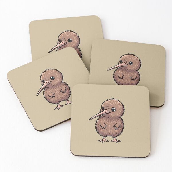 Item preview, Cute Baby Kiwi Bird Cartoon With Big Eyes designed and sold by LightArt25.