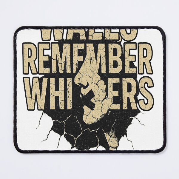 Item preview, Walls Remember Whispers – Distressed Urban Typography Design designed and sold by District Exclusive.
