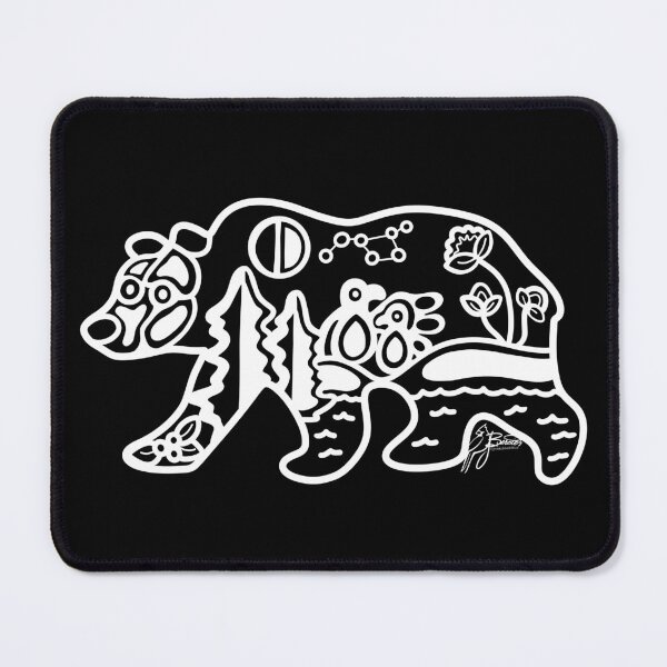 Item preview, Bear 7GT White Outline designed and sold by Miskobineshii.