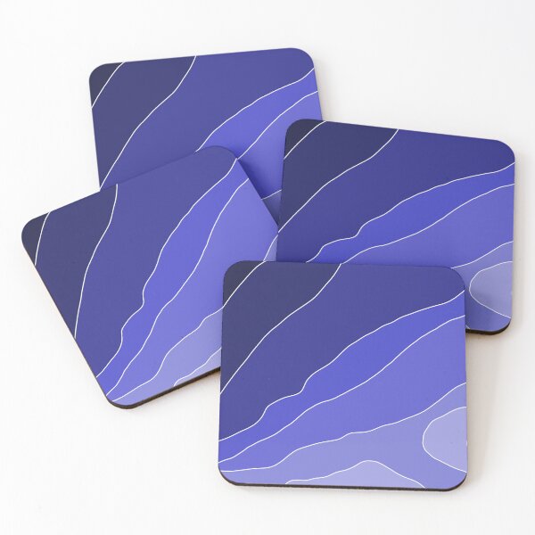 Item preview, Modern blue wave pattern  designed and sold by TAbstractDesign.