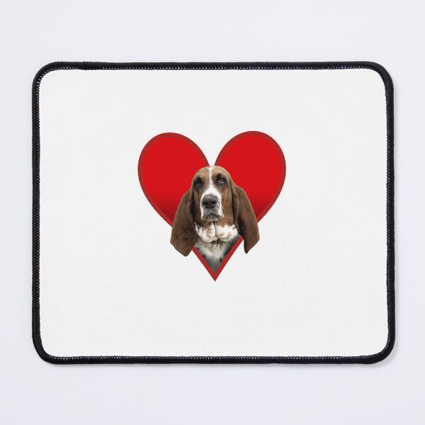 Item preview, Basset Hound Love Heart designed and sold by GeeThang.