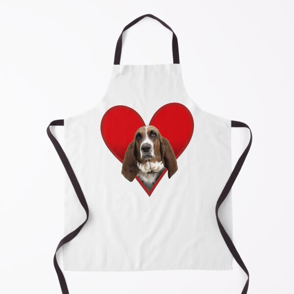 Item preview, Basset Hound Love Heart designed and sold by GeeThang.