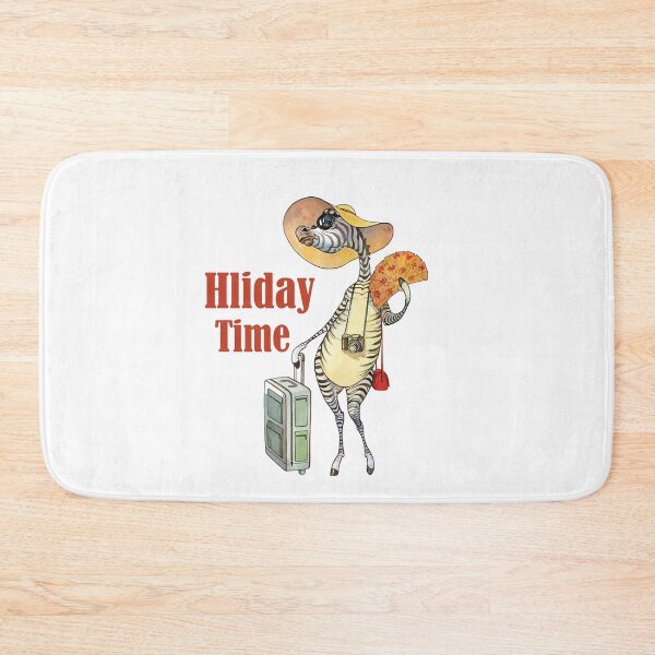 Item preview, Cool Zebra on Holiday Vacation designed and sold by artistcamellia.