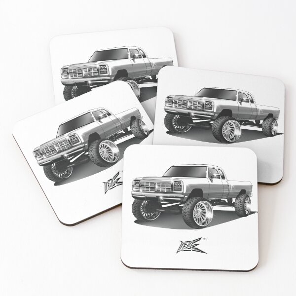 Item preview, first gen lifted truck white  designed and sold by NaquashM.