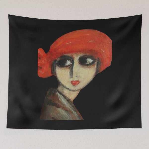 Item preview, Woman in Red Headscarf  designed and sold by MaPerle.