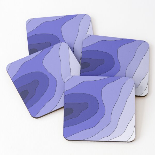 Item preview, Aesthetic blue wave pattern  designed and sold by TAbstractDesign.