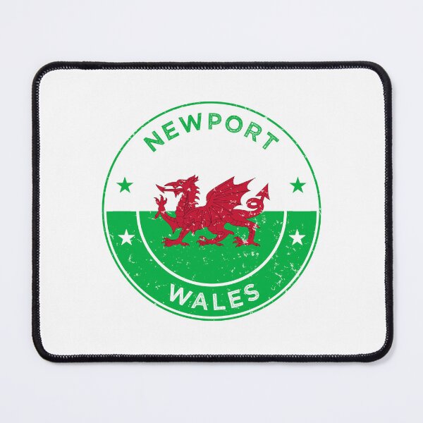 Item preview, Newport Wales City Skyline & Welsh Heritage Design designed and sold by ArtByKatti.