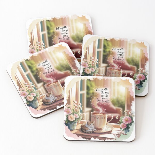 Item preview, Small Things Soothe – Self-Care Sticker designed and sold by MoodtypeS25.