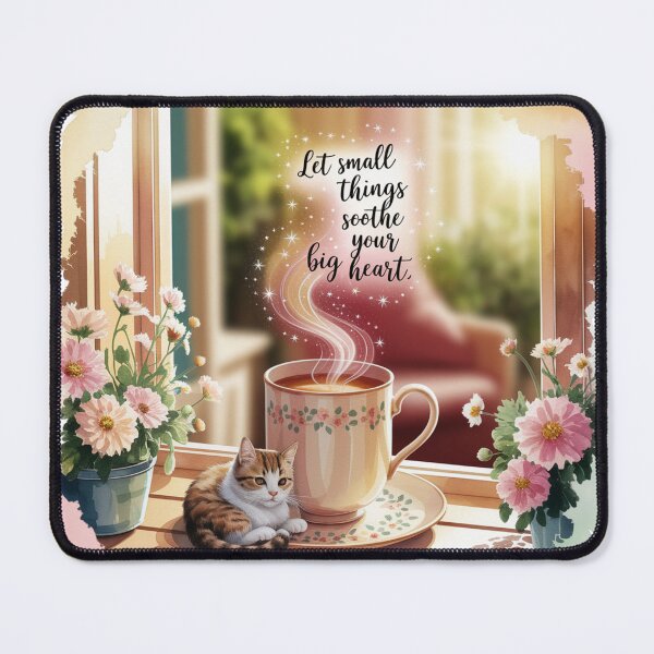 Item preview, Small Things Soothe – Self-Care Sticker designed and sold by MoodtypeS25.