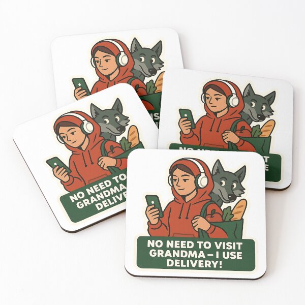 Item preview, No Need to Visit Grandma – Little Red Delivery designed and sold by Cheerioza.