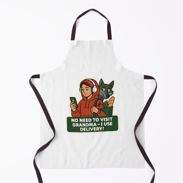 Item preview, No Need to Visit Grandma – Little Red Delivery designed and sold by Cheerioza.