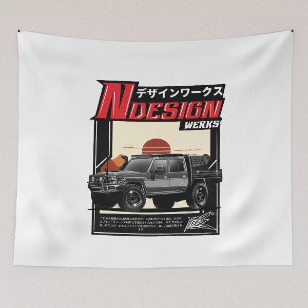 Item preview, land cruiser gxl j79 ute gray  designed and sold by NaquashM.