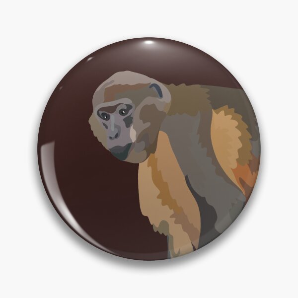Item preview, G is for Golden Bellied Mangabey , Golden-bellied Mangabey | Primate Keeper & Zookeeper Wildlife Design designed and sold by PrettylittlepastelUk.