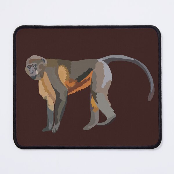 Item preview, G is for Golden Bellied Mangabey , Golden-bellied Mangabey | Primate Keeper & Zookeeper Wildlife Design designed and sold by PrettylittlepastelUk.