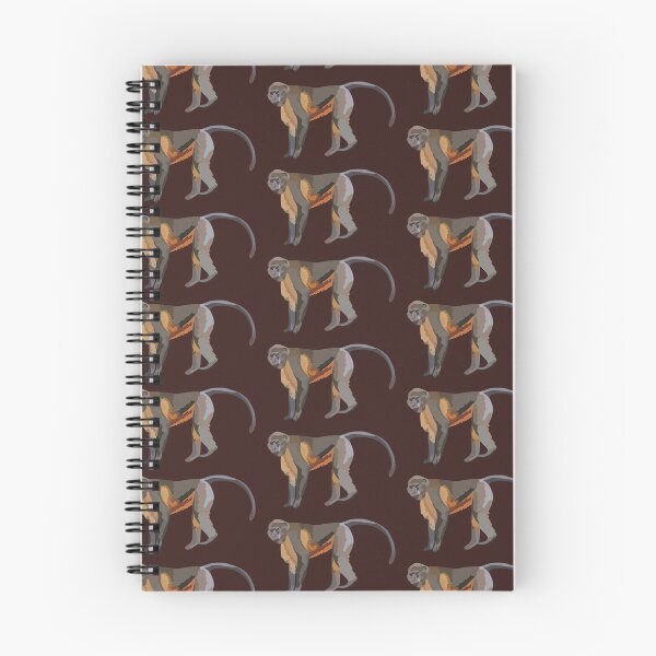 Item preview, G is for Golden Bellied Mangabey , Golden-bellied Mangabey | Primate Keeper & Zookeeper Wildlife Design designed and sold by PrettylittlepastelUk.