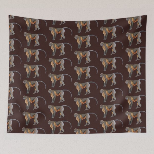 Item preview, G is for Golden Bellied Mangabey , Golden-bellied Mangabey | Primate Keeper & Zookeeper Wildlife Design designed and sold by PrettylittlepastelUk.