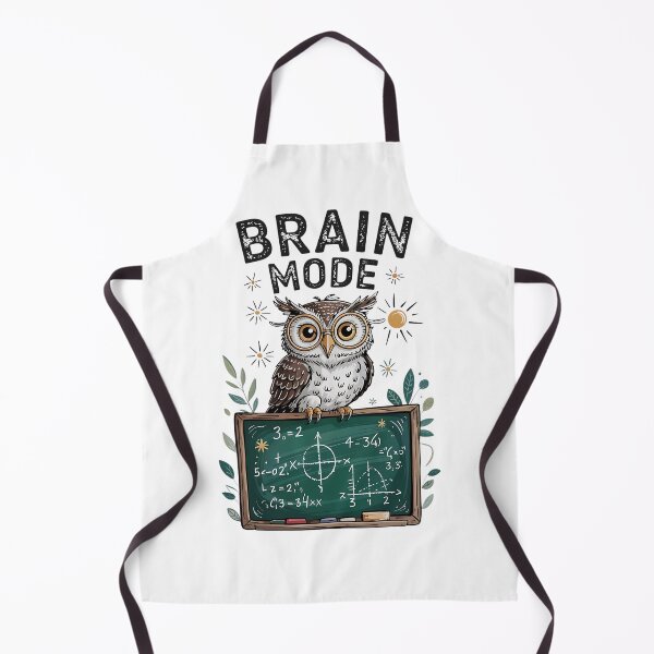 Item preview, Owl Brain Mode with Chalkboard Wise Owl Brain Power designed and sold by Taans-Creation.