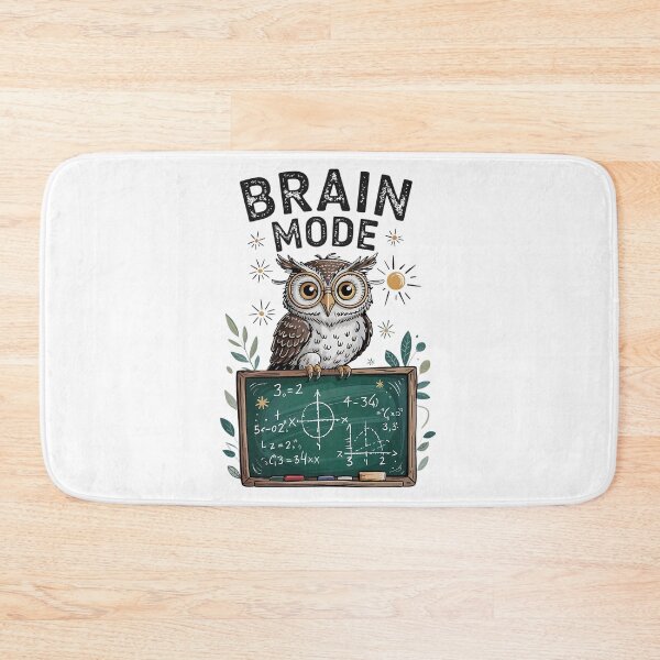 Item preview, Owl Brain Mode with Chalkboard Wise Owl Brain Power designed and sold by Taans-Creation.