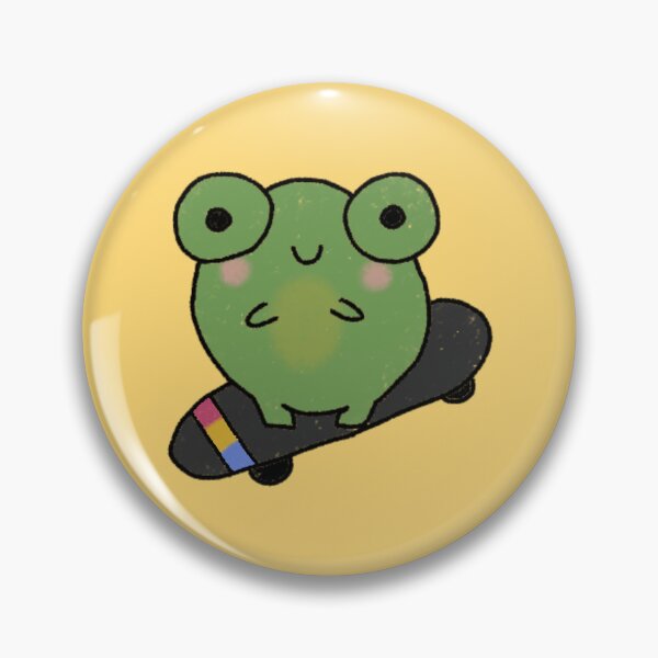 Item preview, Pan-sexual Skateboarding Froggy designed and sold by AnnabethQuinn.